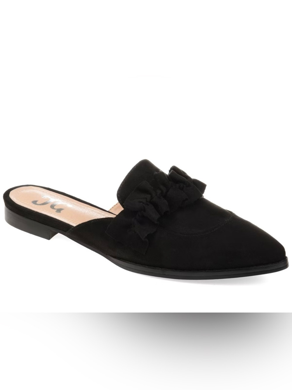 New Journee Collection
Women's Kessie Ruffle Pointed Toe Slip On Mules